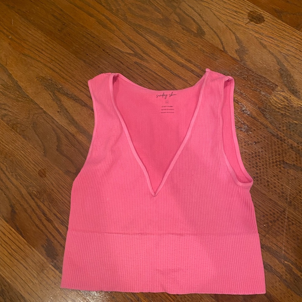 Pink top
